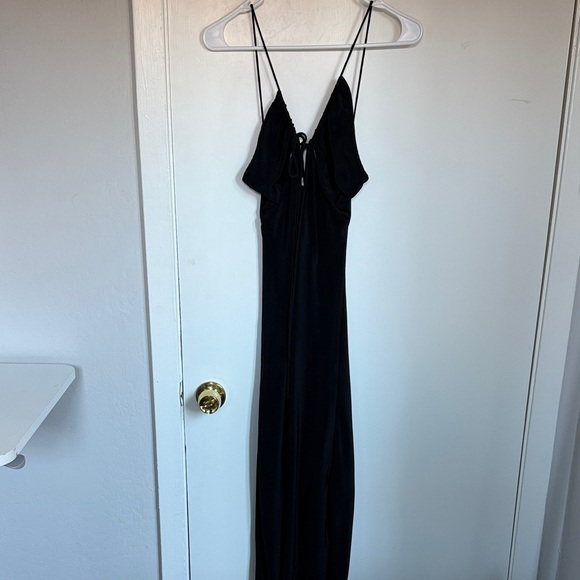 Christopher Esber Triquetra Front Tie Slip Dress US 2 Quiet Luxury Cocktail Chic - Picture 5 of 9